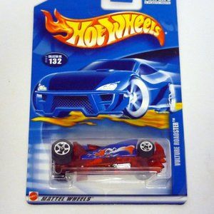 Hot Wheels Vulture Roadster #132 Blue Die-Cast Car 2002